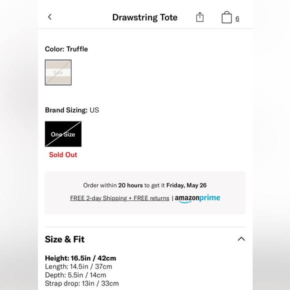 NWT! Proenza Schouler Drawstring Tote - Picture 6 of 7